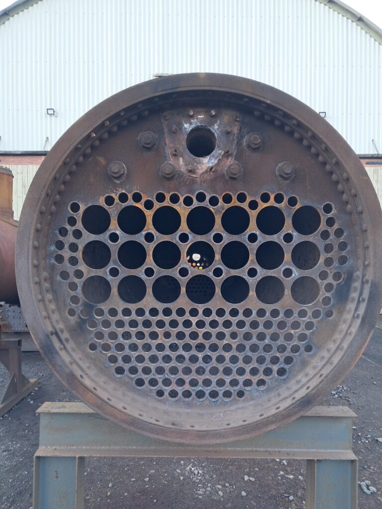 80064 restoration: Flue tubes are out