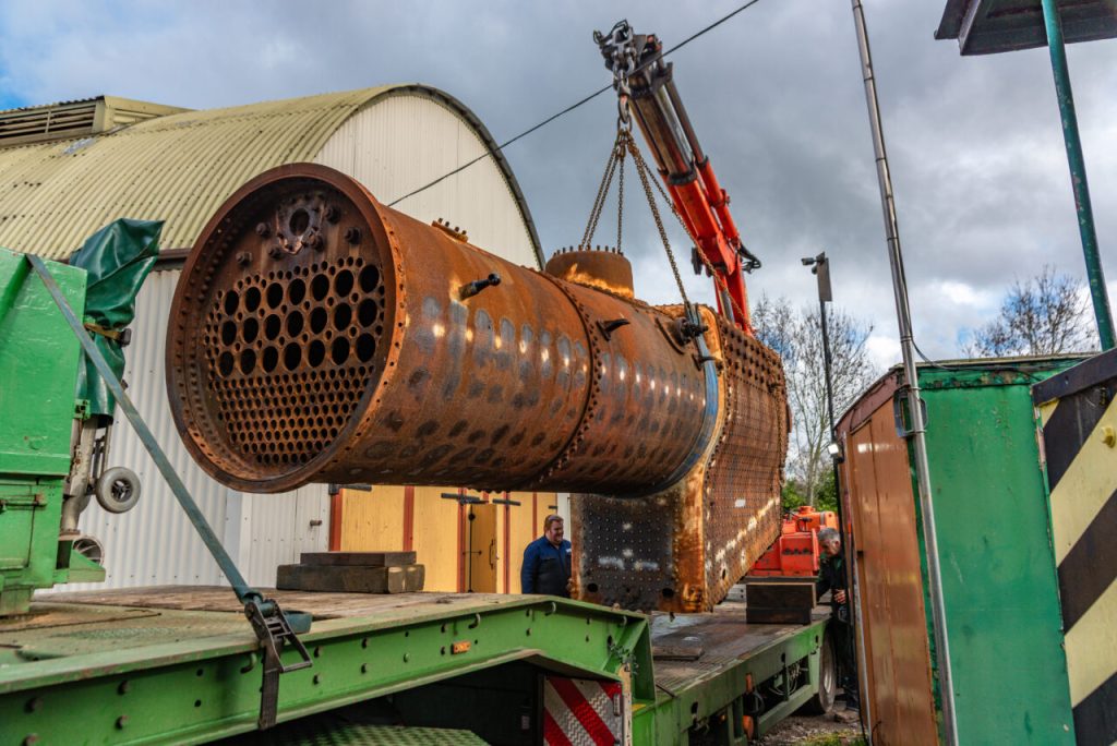 80064 restoration: 80064 BOILER GOES TO LANCASHIRE